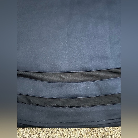 Lulu’s navy blue mini dress with mesh cutouts size large - Picture 10 of 14